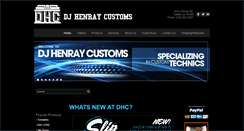 Desktop Screenshot of djhenraycustoms.com